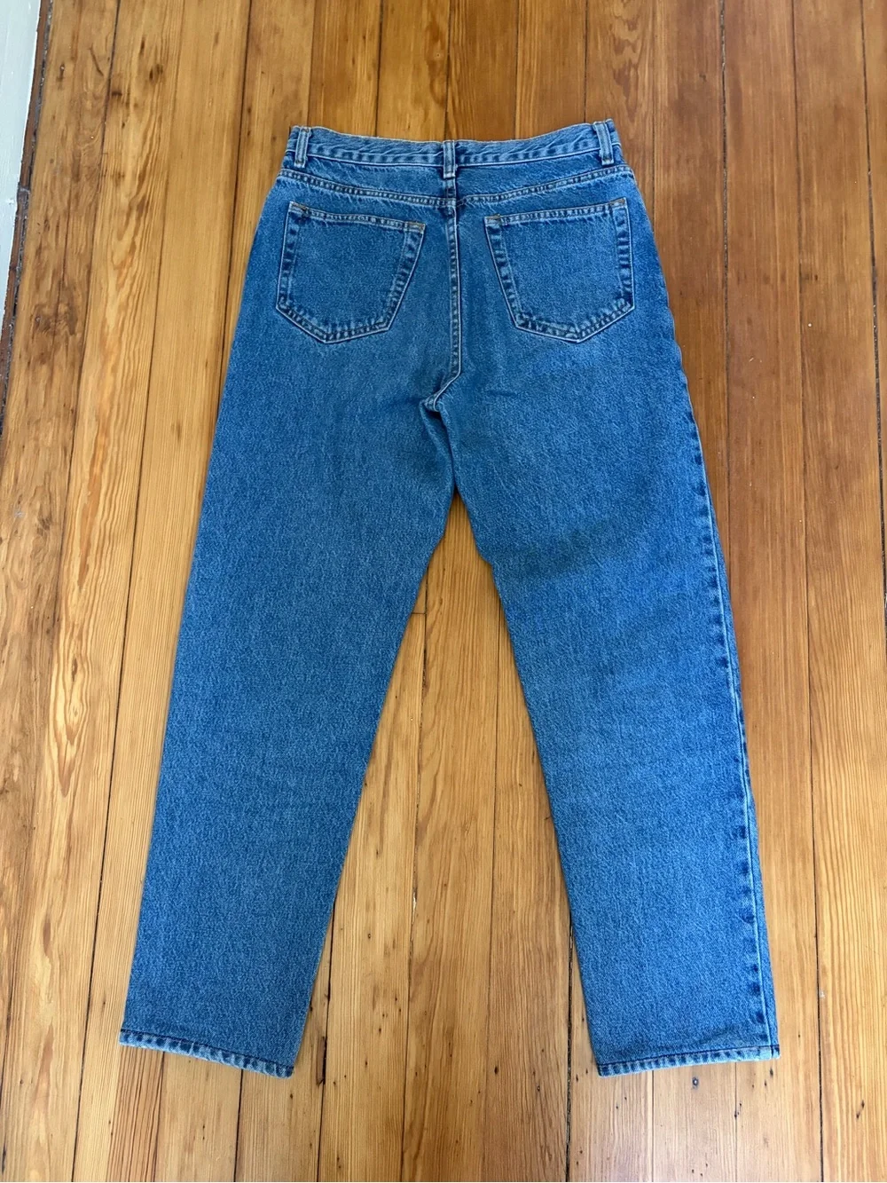 Vintage 90’s J. Crew made-in-USA Men's Blue Straight-Leg Jeans